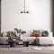 Designers Fountain Norro 4 Light Modern Matte Black with Clear Glass Shades Chandelier For Dining Rooms D290M-4CH-MB - alternate 2